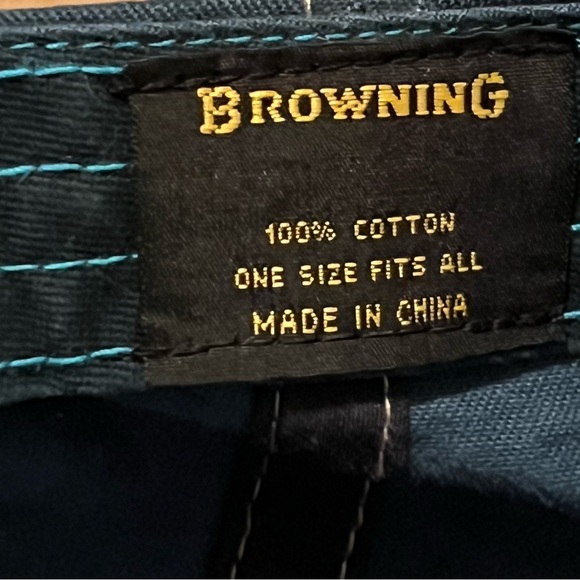 Browning dark blue Cap with Logo - Picture 4 of 4
